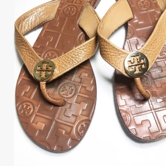 ❌SOLD❌Tory Burch Thora Sandal Royal Tan sz 6 - Picture 4 of 11